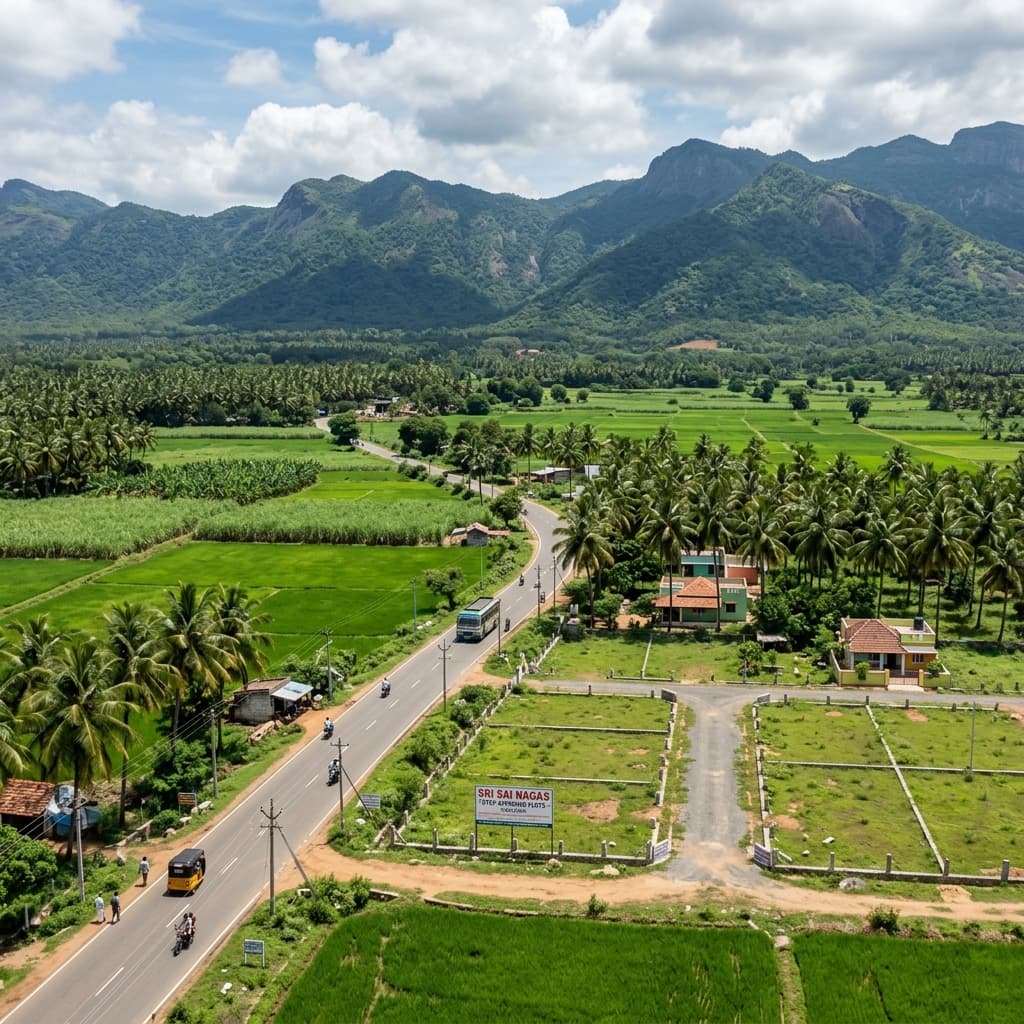 Pollachi Road land & plot properties
